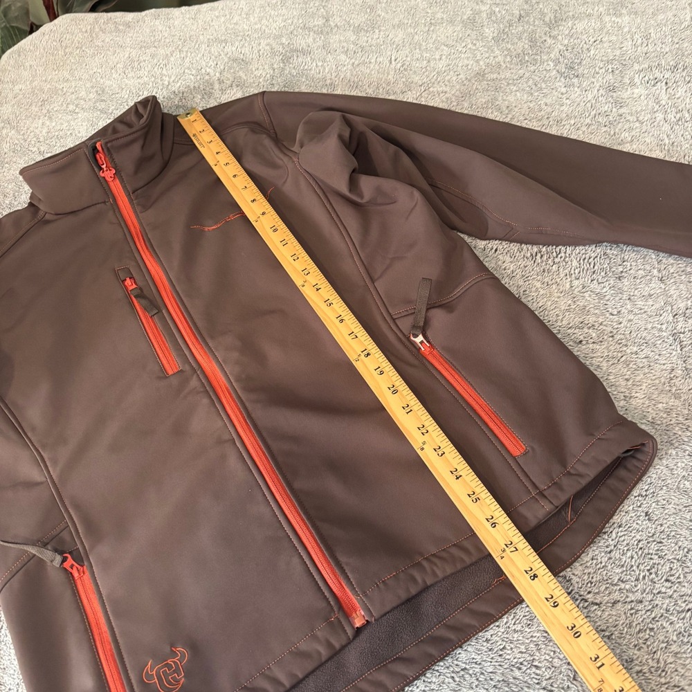 Cowboy Hardware Men Softshell Jacket Large Embroidered Western Rodeo Ranch 21566 - Picture 12 of 14